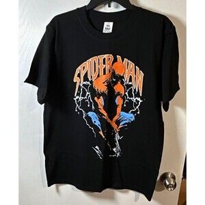 MF ComfortSoft Spider-Man Men’s M Oversized Black Graphic Print Cotton Tee